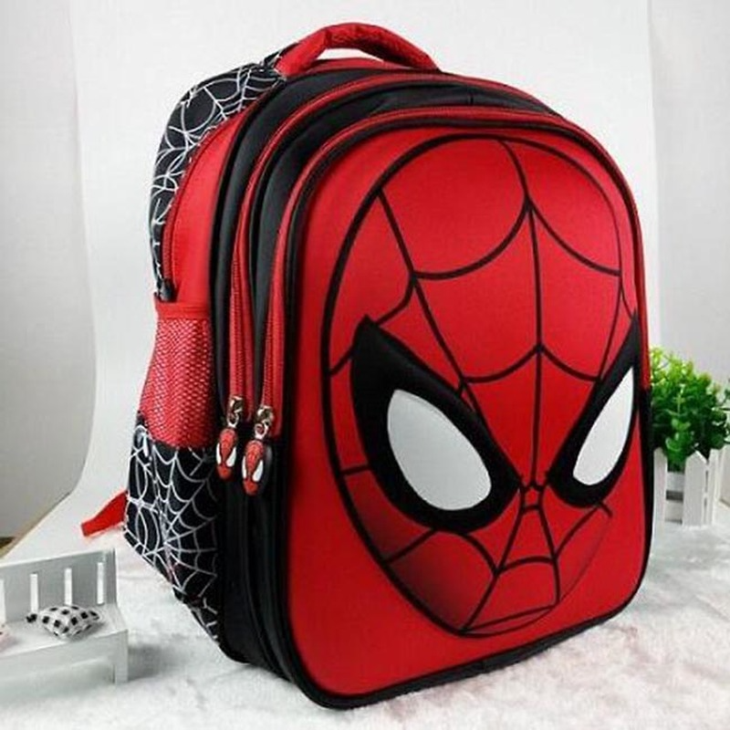 Mochila escolar de Spiderman para niños, morral escolar de Capitán América para adolescentes, con patrón de abejorro de Iron Man, regalo de Marvel Hero