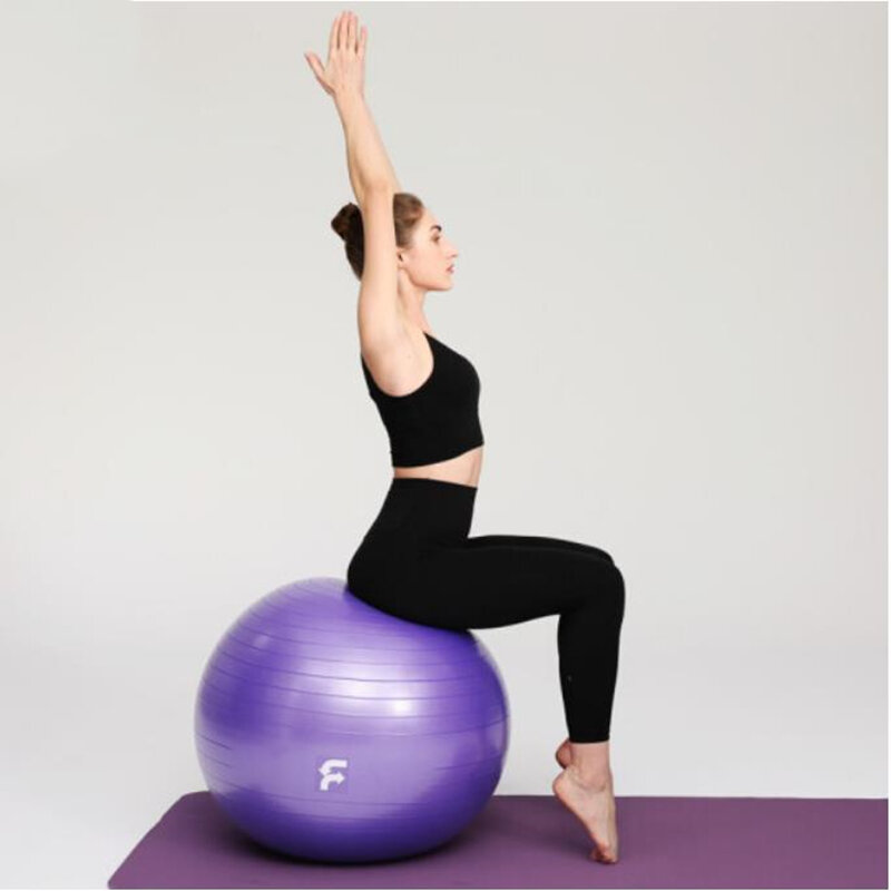 Alta qualidade à prova de explosão pvc yoga bolas exercício para treinamento esportes yoga bolas pilates fitness escritório bola ginásio equilíbrio