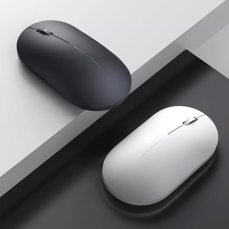 Original Xiaomi MiJia Wireless Mouse 2 Portable Office Mouses 1000dpi 2.4GHz WiFi Link Optical Mouse Mini Portable Game Mouse
