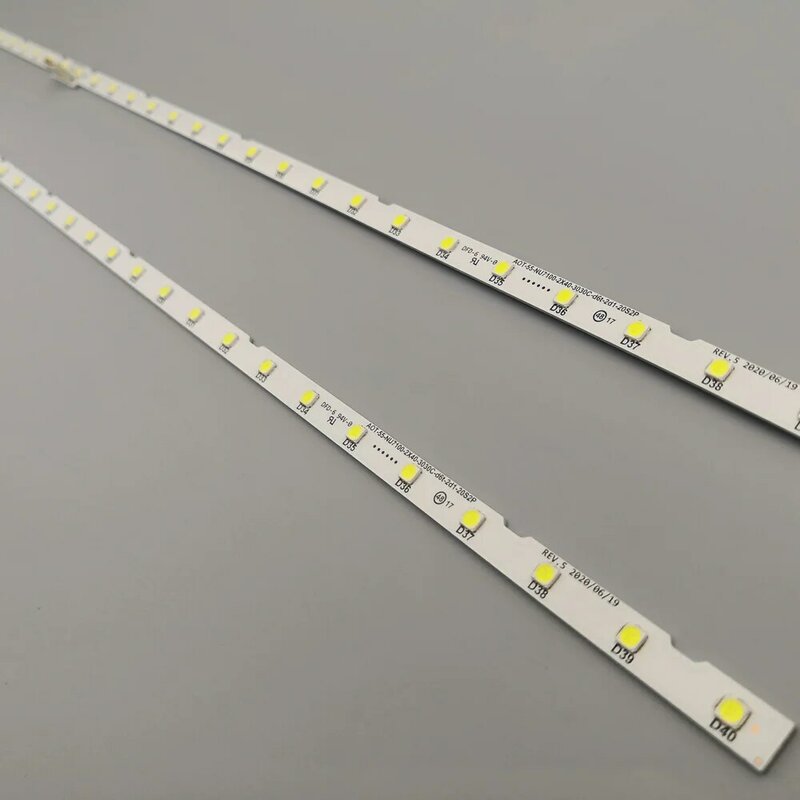 Bande de rétro-éclairage LED pour samsung, 2 pièces/lot, pour modèles 55NU7100, BN96-45913A, BN61-15485A,