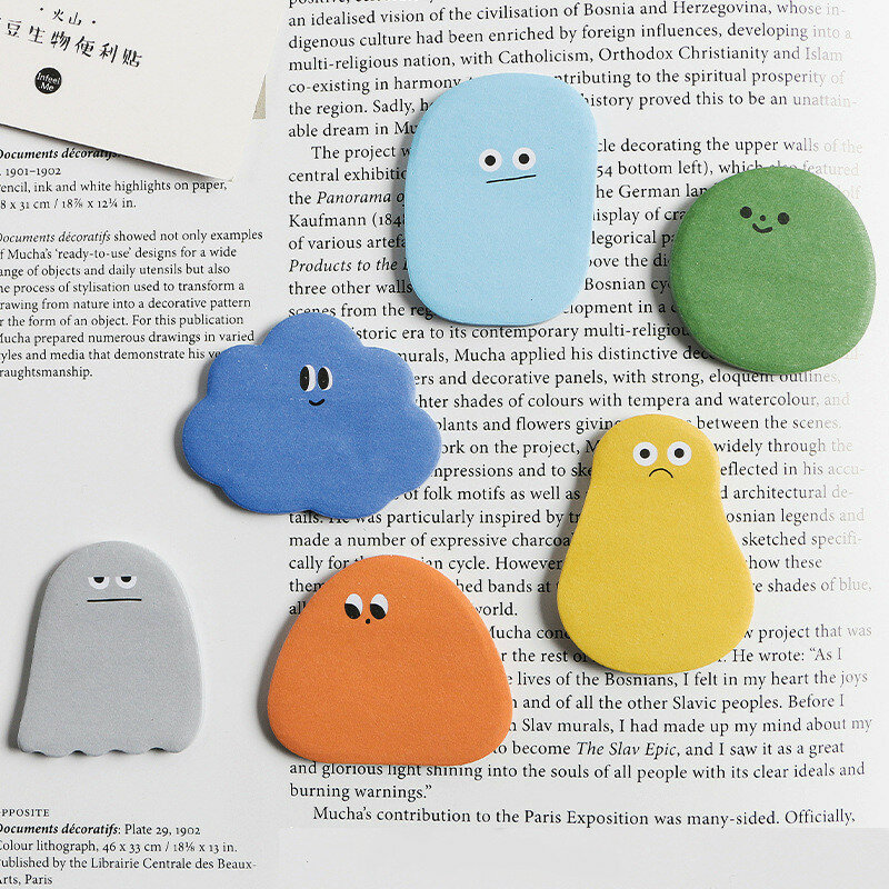 Color creative sticky note book advertising sticky notes special-shaped cute N times sticky note stickers
