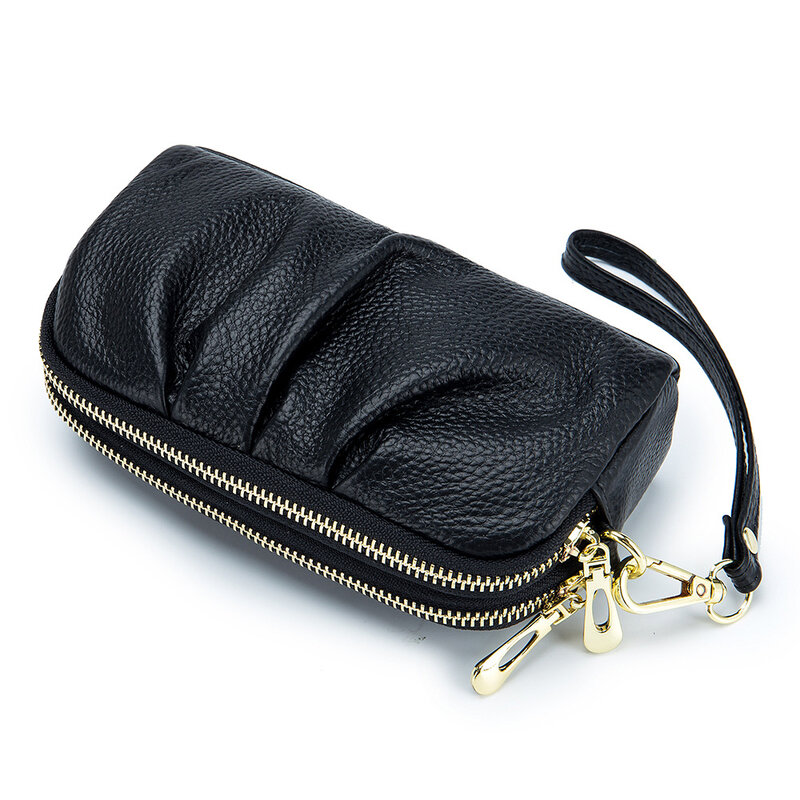 Elegante borsa per telefono con pochette a doppio strato per donna borsa a tracolla borsa a tracolla per donna di design di lusso borsa per il trucco portamonete
