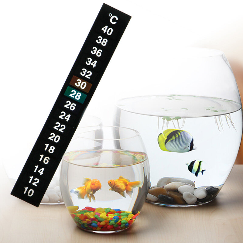 1Pc Digital Aquarium Fish Tank Thermometer Temperature Sticker Stick-On