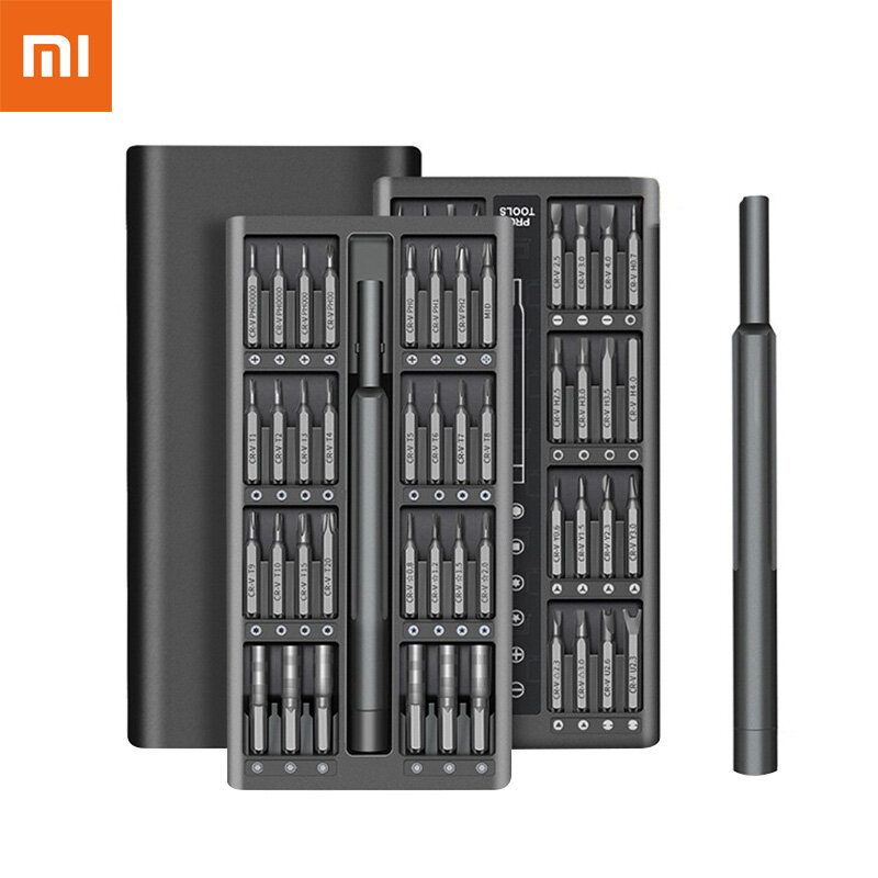 Xiaomi-磁気ネジドライバーセット,精密電気ビット,64 in 1,手動ドライバーキット,ツール修理,ポータブル