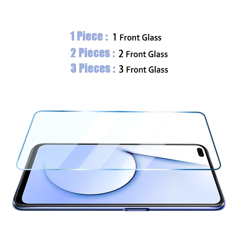4PCS Tempered Glass for Realme 8 7 Pro GT Neo  GT 2  Q3 Pro Screen Protector for Realme C25 C21 C35 GT Master