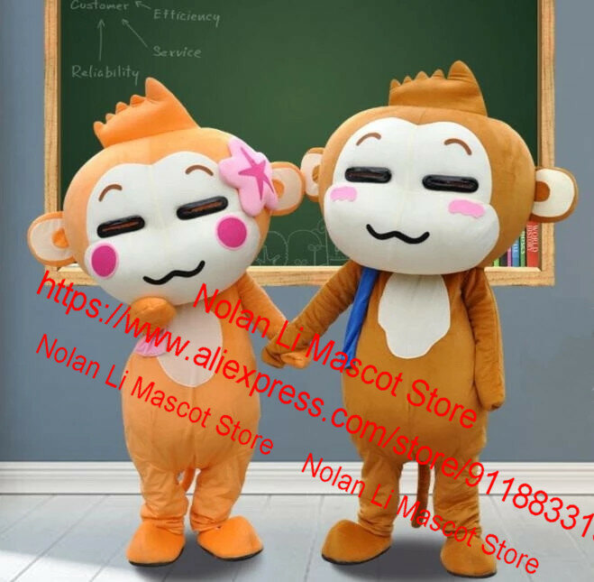 Disfraz de Mascota de mono personalizado para adulto, juego de rol de dibujos animados, juego publicitario, regalo de vacaciones para fiesta, 861