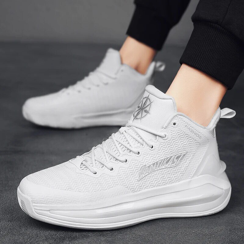 Men Basketball Shoes 2023 Brand Professional Women Casual Sneakers Anti-skid High-top Couples Mens Breathable Basketball Boots