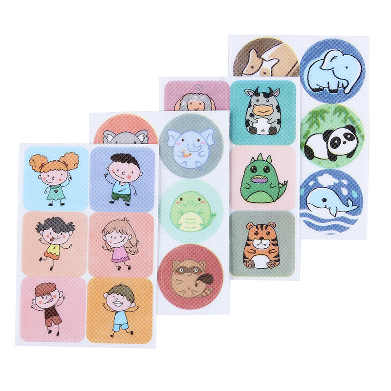 Cartoon mosquito stickers portable infant children cool stickers essential oil anti-mosquito stickers insect bites outdoor