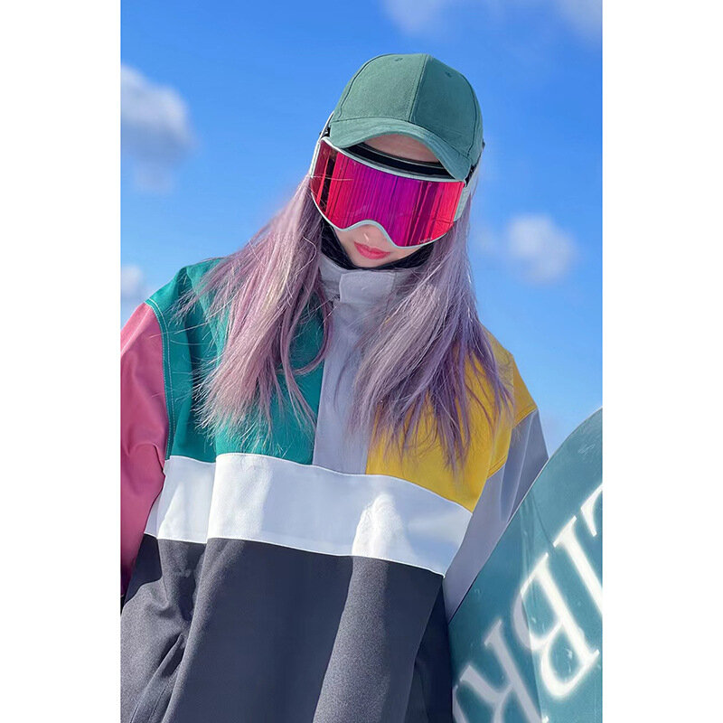 SEARIPE Ski felpa Winter Warm Wear tuta da Snowboard traspirante giacca da neve attrezzatura da esterno donna uomo abbigliamento termico