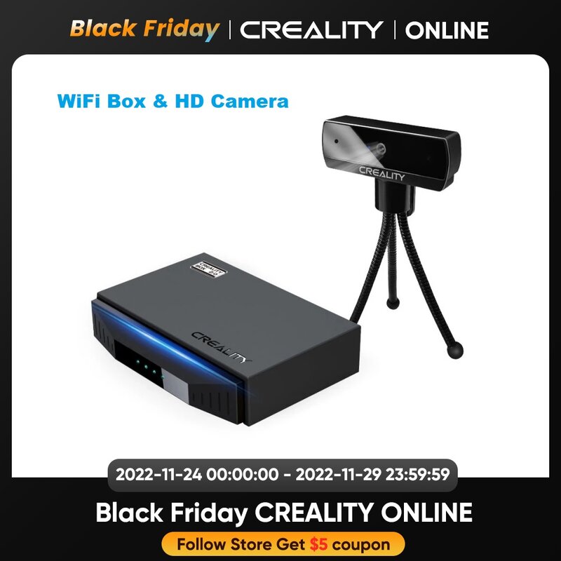 Creality Thông Minh Bộ Dụng Cụ Hộp WIFI 2.0-Hộp WiFi & HD Camera 8GB Thẻ TF
