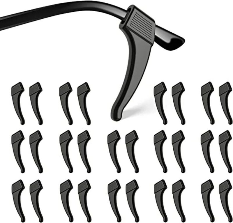 ซิลิโคน Anti-Slip ตะขอเกี่ยวหูแว่นตาขาหูยึด Fastener Clear แว่นตาอุปกรณ์เสริม Grip Anti-Fall ที่ใส่แว่นตา