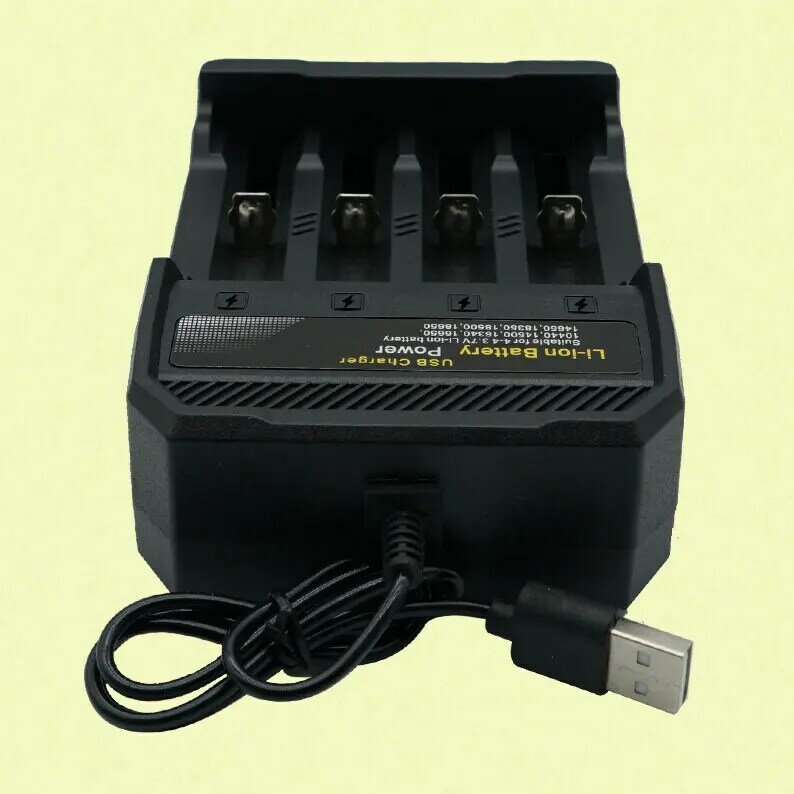 Chargeur de batterie lithium-ion 4.2V 18650, indépendant, USB, électronique portable, 18650, 18500, 16340, 14500, 26650