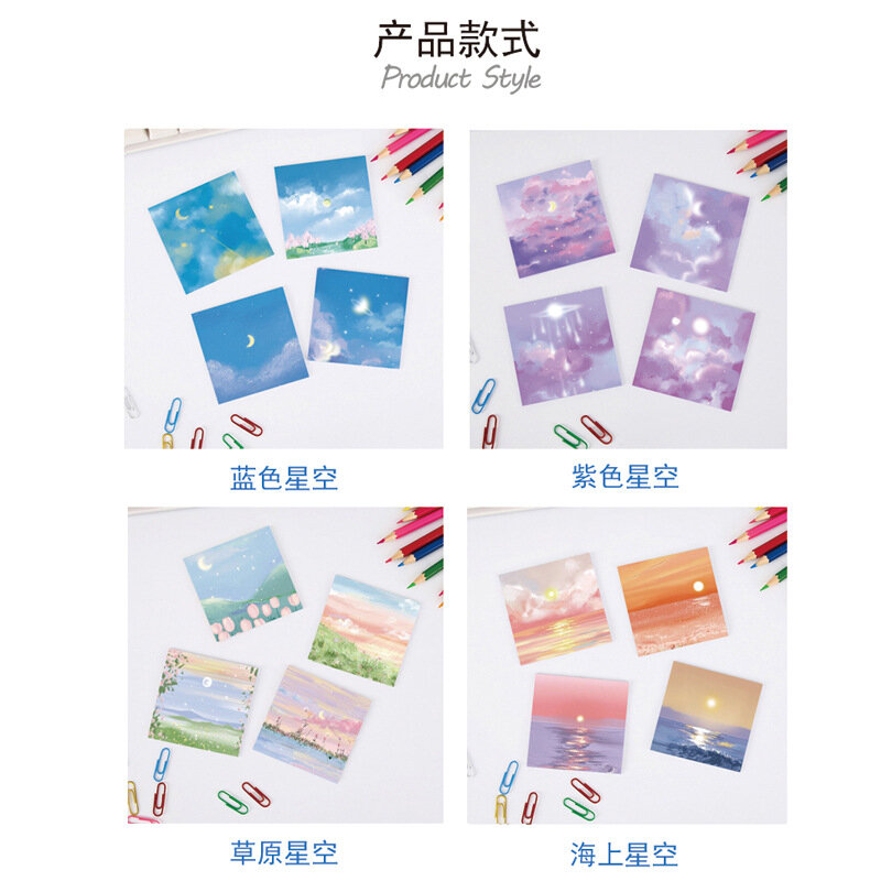 Korean Creativity Girl Memo Pads Stationery Sticky Notes Kawaii Decor Planner Office Tag School Supplies Notebook Message Label