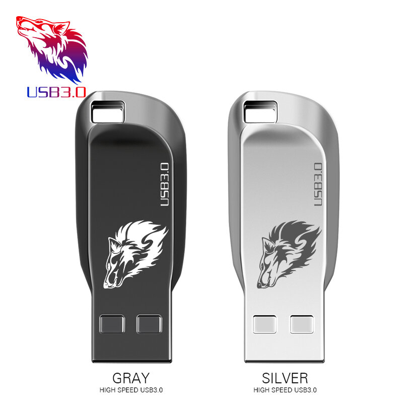 Grosir Usb 3.0 Usb Flash Drive Logam 16Gb 32Gb 64Gb 128GB Pen Drive Usb Stick Disk Pada Kunci 3.0 Memory Stick Usb