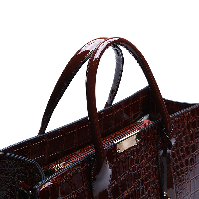Borse da donna di lusso borsa a tracolla con motivo a coccodrillo di design borsa a tracolla Casual da donna di marca in pelle PU Sac