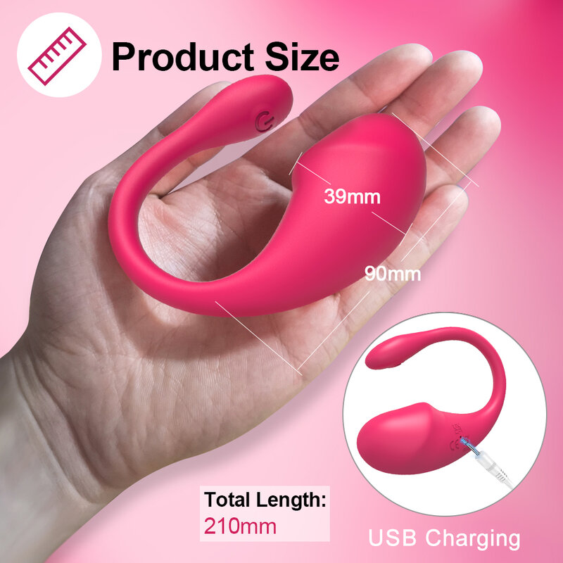 APP Bluetooth Dildo Vibrator G Spot Stimulator für Frauen Lange Abstand Steuer Vibro-ei Clit Sex Spielzeug für Weibliche