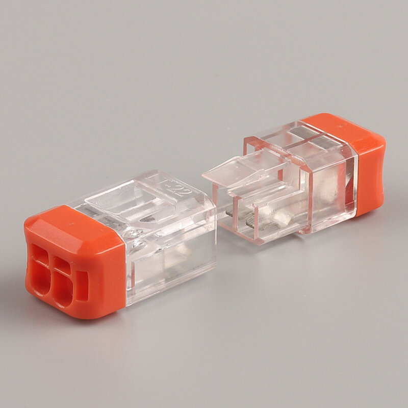 Mini Electrical Wiring Push-in Butt Conductor Terminal Block Connector Docking type Quick fast Wire Universal Compact