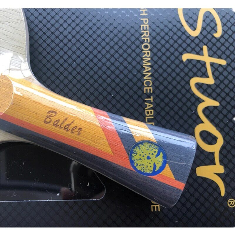 Stuor chegam novas lâmina de tênis de mesa de carbono amarelo e preto raquete de tênis de mesa raquete de ping pong pás de fibra alc built-in cs fl