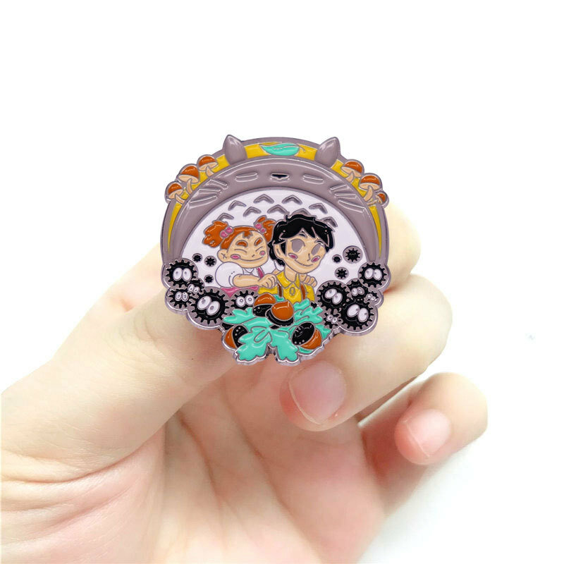 Lovely Sister Fashionable Creative Cartoon Brooch Lovely Enamel Badge Clothing Accessories
