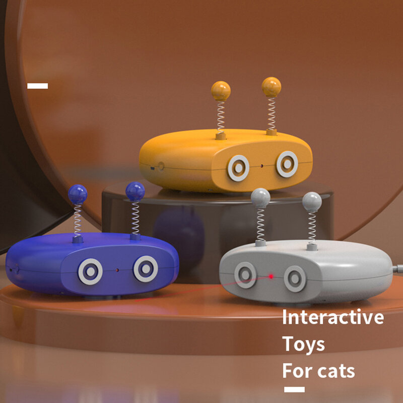 Pet products intelligent teasing cat and dog electric red dot laser turntable automatic interactive toy rechargeable toy stick