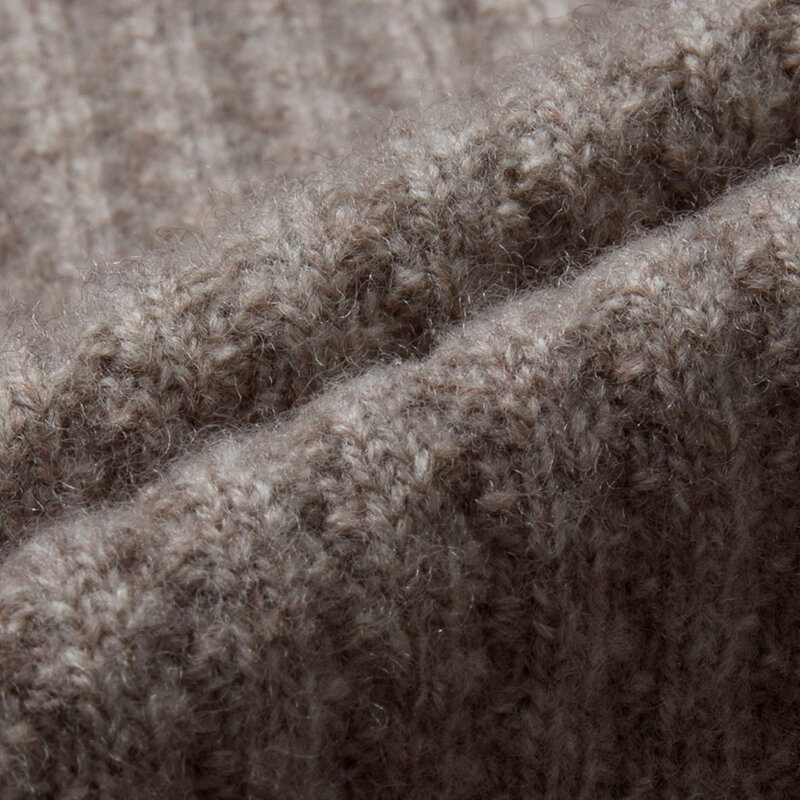 2021 autunno e inverno colletto alla coreana maglione jacquard in pura lana maglione cardigan da uomo giacca maglione da uomo ispessita coreana