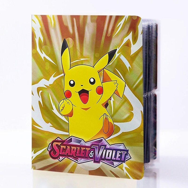 Map Letter Mewtwo Pikachu Holder Binder Collections Folder Anime Card Protector Notebook Kids Toy Pokemon Album 240Pcs Card Book