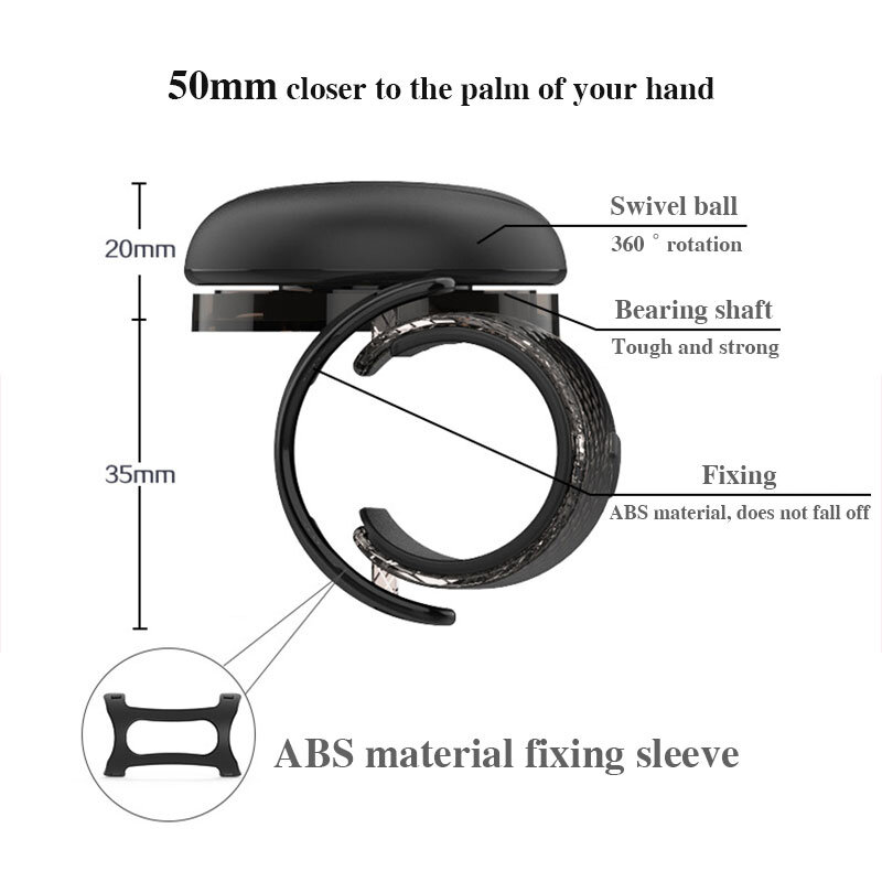 Manopola del filatore del volante girevole per auto universale rotazione di 360 gradi cuscinetto in metallo maniglia di alimentazione aiutante a forma di sfera