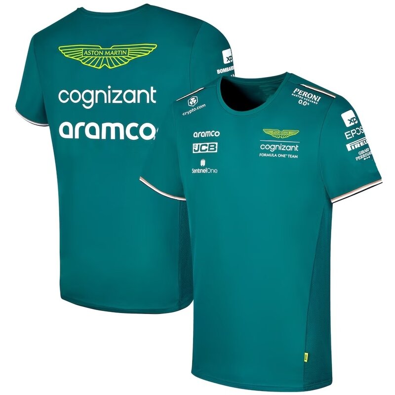 Aston Martin F1 – T-shirt de haute qualité à col ras du cou, modèle de course de formule 1, sweat-shirt de qualité