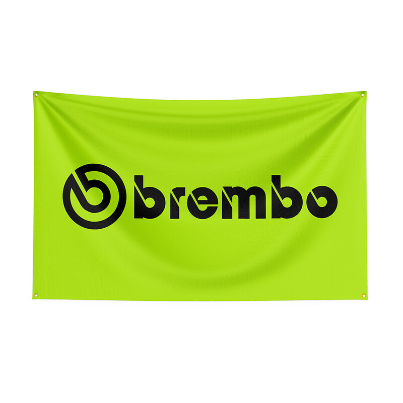 Bandeira impressa do poliéster para a decoração do carro de competência, bandeira Brembos, 90x150cm