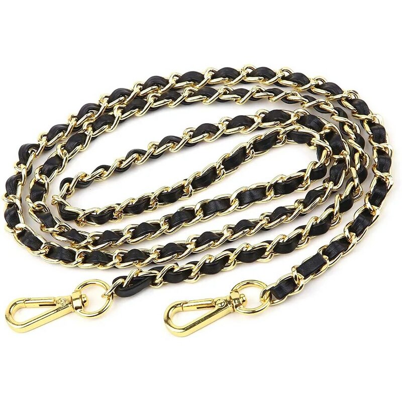 Metal Alloy Chain Strap para Mulheres, Bag Parts and Accessories, Gold Belt, Hardware, Handbag Accessory