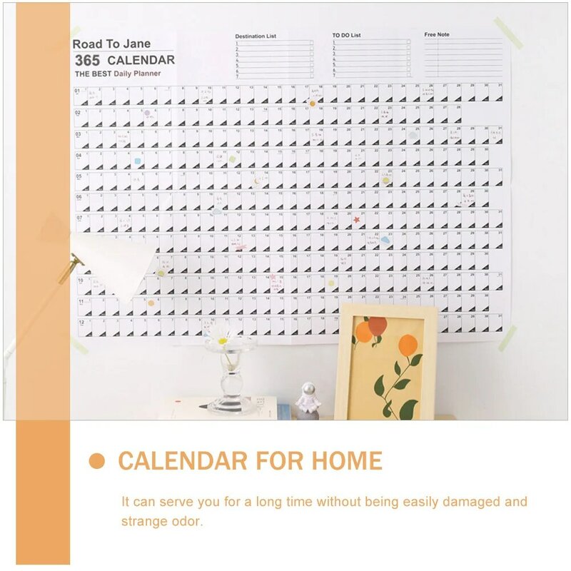 Calendario del programma calendario da appendere per la casa calendario da parete multiuso