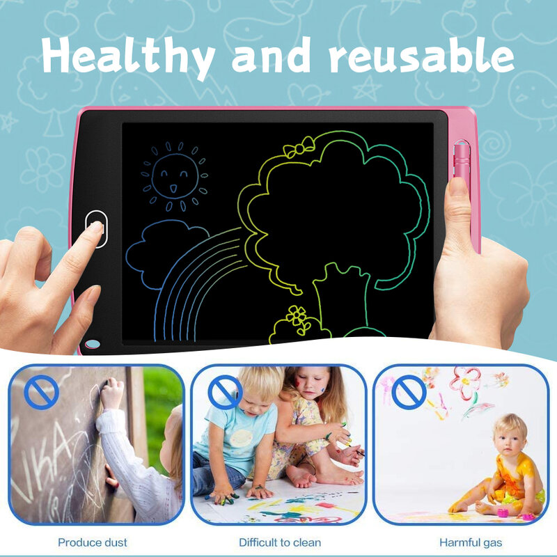 Tablet Grafis 8.5 Inci Tablet Gambar Lcd untuk Menggambar Papan Gambar Digital Papan Tulis Pintar Tablet Papan Tulis Elektronik untuk Anak-anak