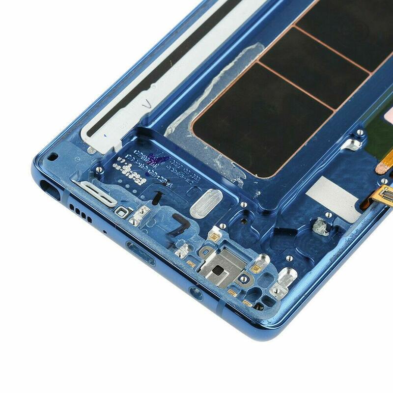 Original AMOLED with frame for Samsung Galaxy NOTE 8 LCD N950U N950F display touch screen assembly with Black dots or with Line
