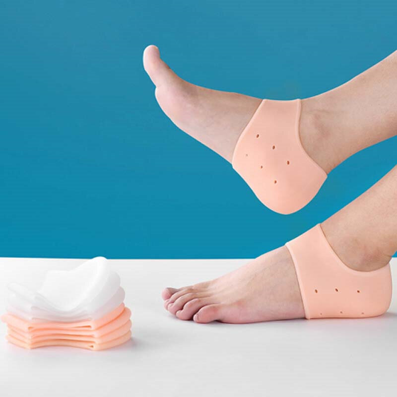 Protetores de calcanhar almofadas de sapato hidratar anti-rachamento produtos de cuidados com os pés almofada estofamento para almofadas sapatos almofada volta solas internas