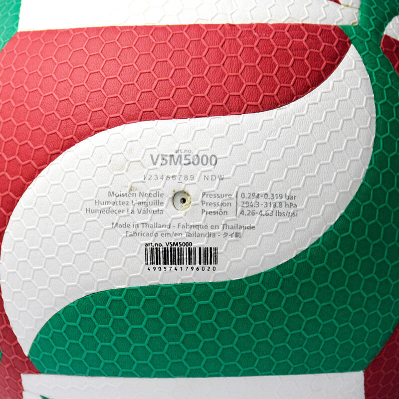 Profissional de alta qualidade de couro do plutônio bola de vôlei ao ar livre indoor treinamento competição padrão bola de vôlei de praia