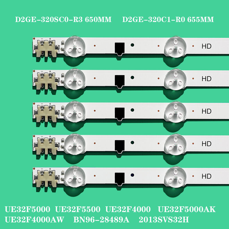 Untuk sam_sung Sung Ue32f5000 D2GE-320SCO-R3 650MM backlampu latar 9LED 32 inci