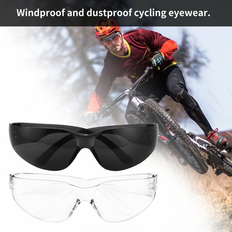 newSafety Potective Goggles Glasses Windproof Dustproof Eyewear Outdoor Sports Glasses Bicycle Cycling Glasses Anti Scratch