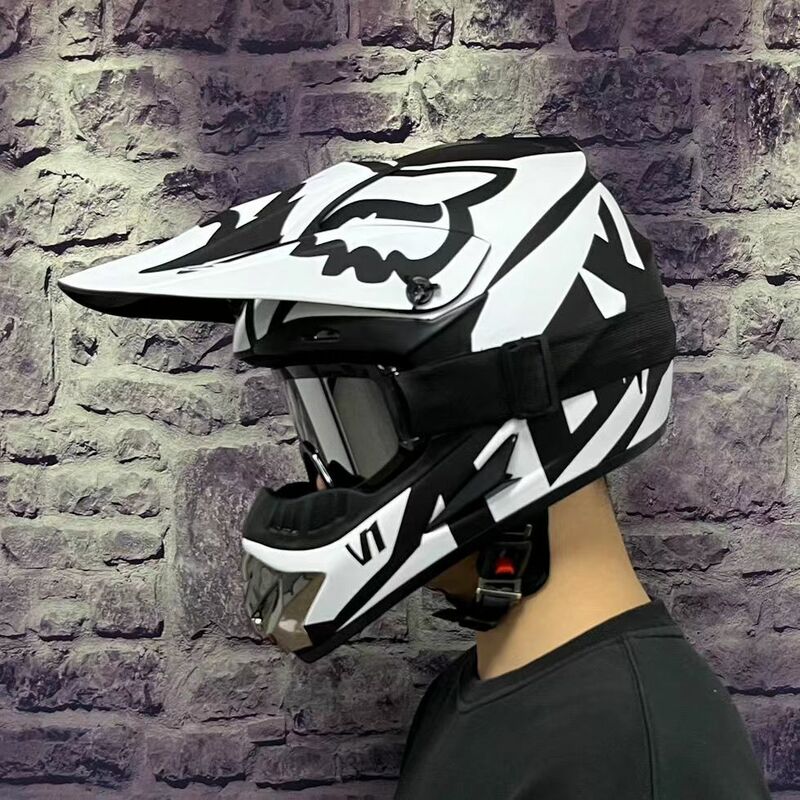 Шлем для бездорожья мужской и мужской мотоциклетный всесезонный шлем для занятий спортом на открытом воздухе