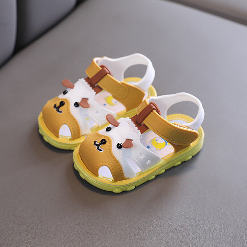 Scarpe per bambini 0-3 anni sandali per primi camminatori Baby New 2023 scarpe carine con materiale EVA animale