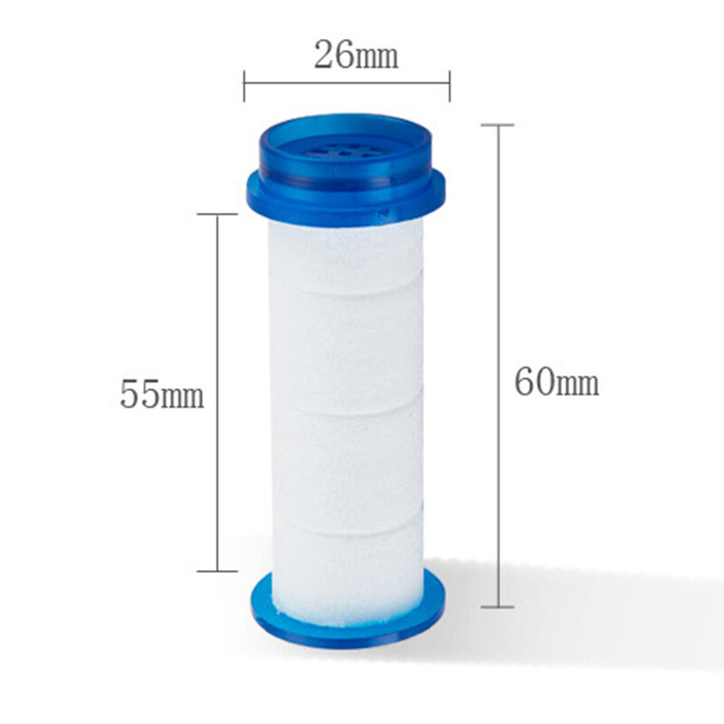 Rociador de ducha de 2 piezas, filtro de algodón Pp, reemplazo de boquilla de ducha, elemento de filtro, filtros de aspersor de baño