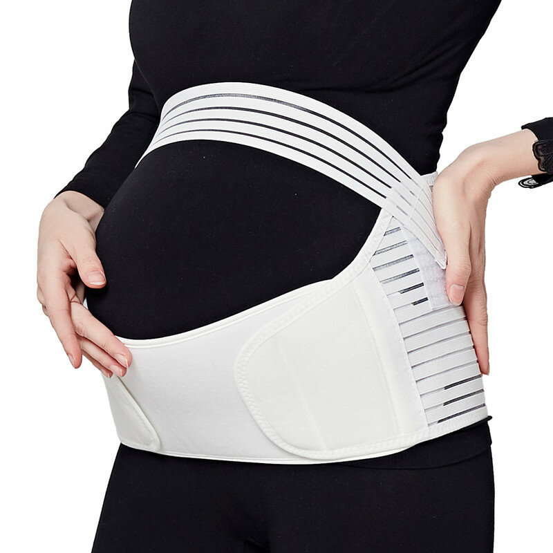 Cinta de suporte abdominal para mulheres grávidas, cinta multifuncional de suporte abdominal/costas/abdominal para aliviar dor abdominal pré-natal