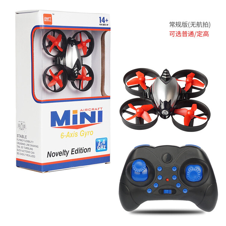 Mini 2.4G Drone เด็กมือเริ่มต้นดำเนินการรีโมทคอนโทรล Quadcopter พลิกหลีกเลี่ยงอุปสรรควงกลมบิน Stunt ของเล่นขอ...