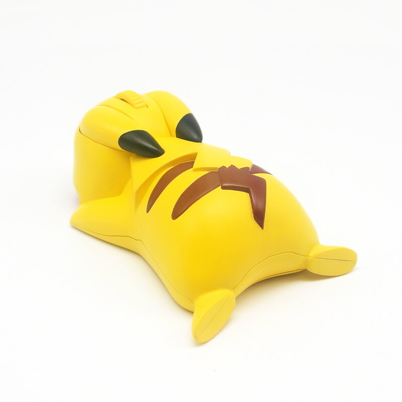 Anime pokemon pikachu figura computador portátil sem fio bluetooth mouse anime kawaii pikachu mouse tapete de brinquedo