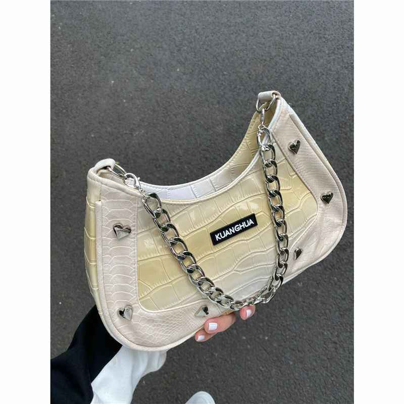 Xiuya – sac à main gothique Y2k pour femmes, sac à bandoulière, Street, Y2k, pour motard, automne 2022