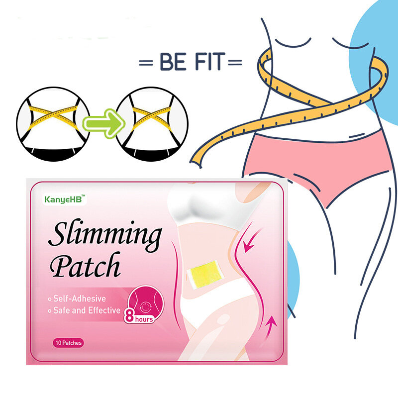 10pcs/Bag Effective Slimming Patch Fast Burning Fat&Lose Weight Products Natural Herbs Navel Sticker Body Shaping Patches