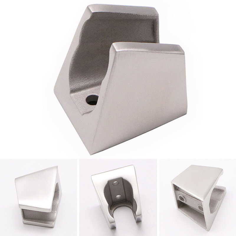Shower Stainless Steel Replacement Bracket Rack Holder Bathroom Head Wall Mounted