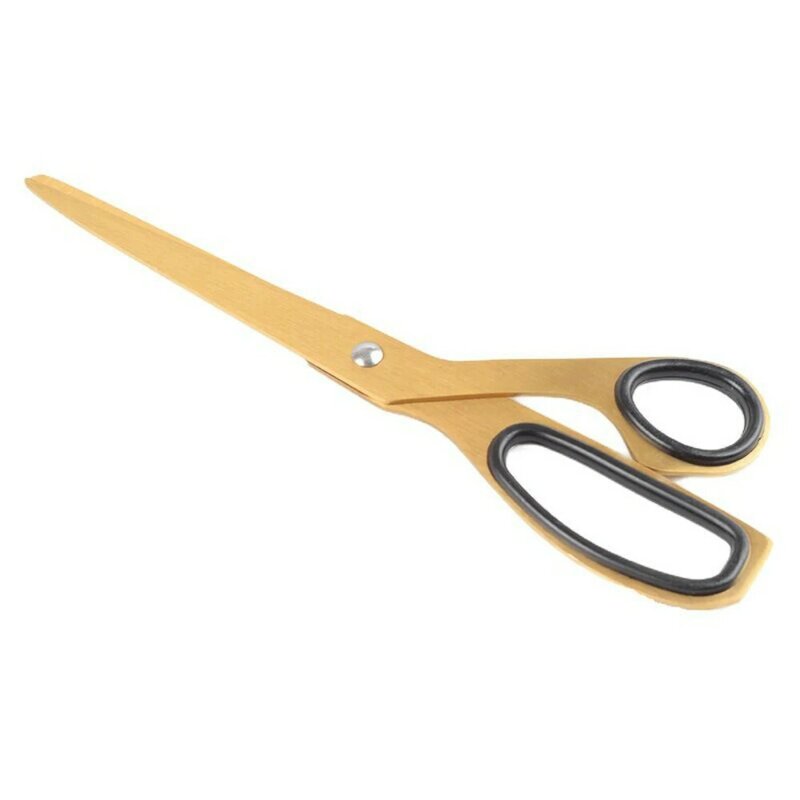 Nordic asymetryczne nożyczki ze stali nierdzewnej prosta konstrukcja złote nożyczki biurowe domowe nożyczki zapasy rzemieślnicze nożyczki