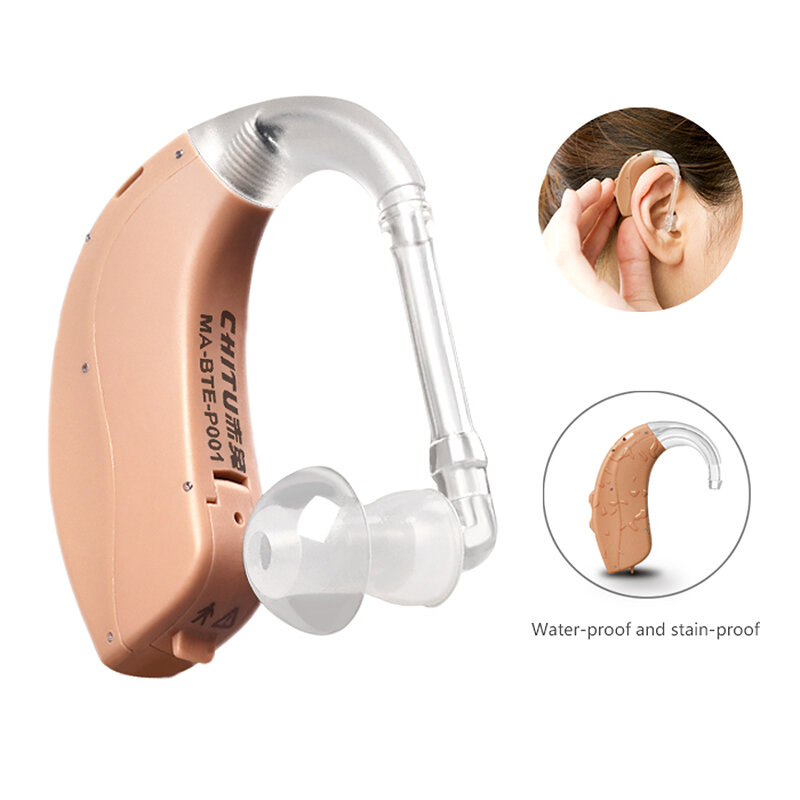 Apparecchi acustici per non udenti invisibili cuffie mediche regolabili Mini 5g digitali per amplificatore audio per lesioni uditive per anziani