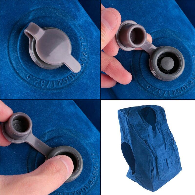 1pc Inflatable Air Cushion Travel Pillow Headrest Chin Rest Neck Support for Airplane Cushions PlaneアイコNap Pillows