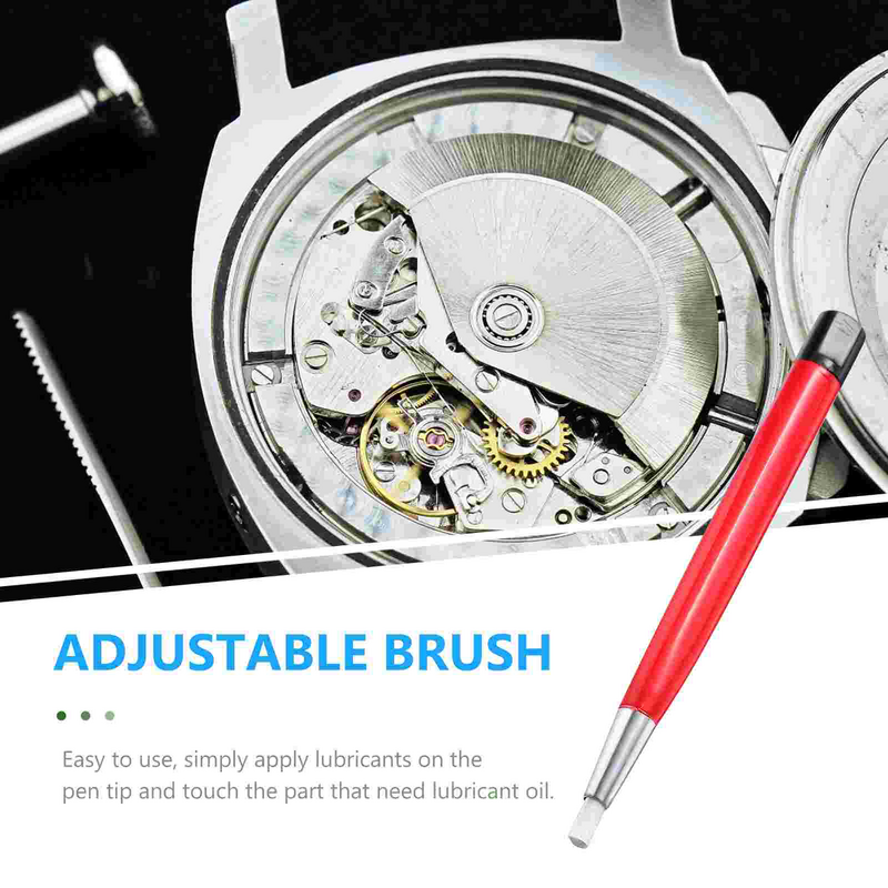 Pen Brush Fiberglass Cleaning Scratch Watch Repair Jewelry Clock Tool Kit Oiler Watchmaker Style Precision Instrument Filling